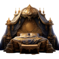 Royal Bed on clear background png