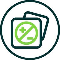 Image brightness Line Circle Icon vector