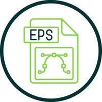 Eps file format Line Circle Icon vector