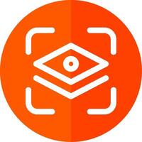 Layer mask Line Red Circle Icon vector