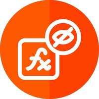 Hidden layer style Line Red Circle Icon vector