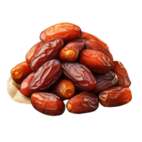 AI generated Concept of sweet and tasty food - dates, isolated on Transparent background png