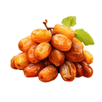 ai généré raisins secs sur transparent Contexte png