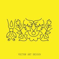 Vector art template