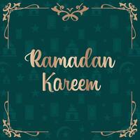 Ramadan Celebration Template vector