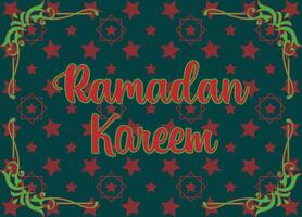 Ramadan Celebration Template vector