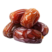 AI generated Concept of sweet and tasty food - dates, isolated on Transparent background png