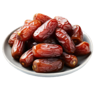 AI generated Concept of sweet and tasty food - dates, isolated on Transparent background png