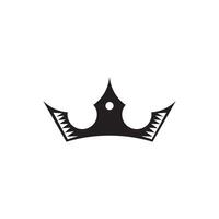 Crown logo icon isolated on vector illustration