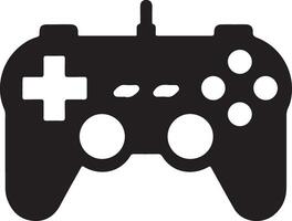 minimal Game console icon symbol, flat illustration, white background 6 vector