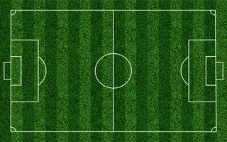 realista fútbol césped campo. fútbol americano césped campo, estadio verde césped textura parte superior ver patio de juegos, Deportes campo con margen vector antecedentes