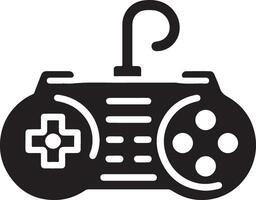 minimal Game console icon symbol, flat illustration, white background 4 vector