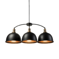 AI generated modern ceiling light on Transparent Background PNG