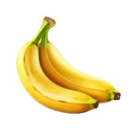 ai generato Banana trasparente png