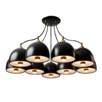 AI generated modern ceiling light on Transparent Background PNG