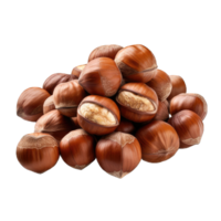 AI generated Nuts on Transparent Background png