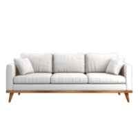 AI generated Sofa On Transparent Background png
