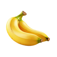 ai généré banane transparent png