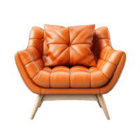 AI generated armchair on Transparent Background png