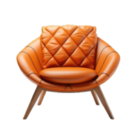 AI generated armchair on Transparent Background png