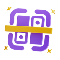 3d Rendern qr Code Symbol png