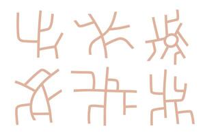 Vector set of roads. Collection of isolated road maps. Road maps for creating a city.