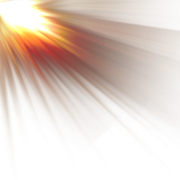 glimmend licht stralen effect png