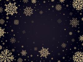 Snow frost backdrop. Snowflakes winter frame, xmas holiday snowed frost border, cold silver snowflake vector background illustration