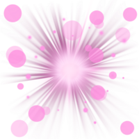 pink light burst explosion effect png