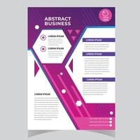 Corporate Flyer Template vector