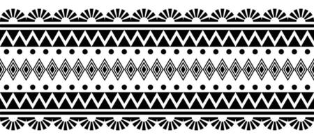 Ethnic border ornament vector illustration. Geometric ethnic oriental seamless pattern. Native American Mexican African Indian tribal style. Design border, textile, fabric, clothing, carpet, batik.