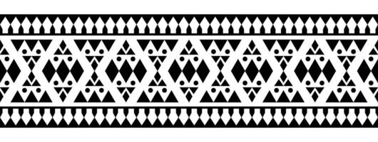 Ethnic border ornament. Geometric ethnic oriental seamless pattern. Stripe vector illustration. Native American Mexican African Indian tribal style. Design border, textile, fabric, clothing, carpet.