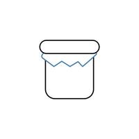 jam concept line icon. Simple element illustration. jam concept outline symbol design. vector