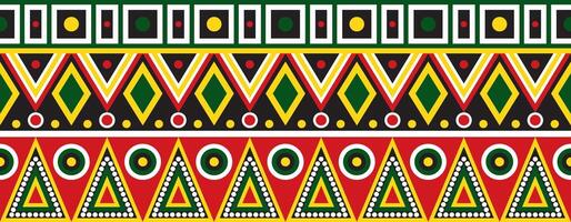 Vector set of seamless Indian patterns. National seamless ornaments, borders, frames. colored decorations of the peoples of South America, Maya, Inca, Aztecs. Print for fabric, paper, textile