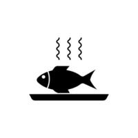 fish concept line icon. Simple element illustration. fish concept outline symbol design. vector