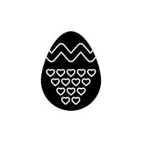 Easter eggs concept line icon. Simple element illustration. Easter eggs concept outline symbol design. vector