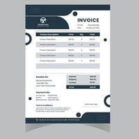 Set of Invoice, letterhead, card and envelope design vector