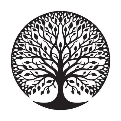 AI generated Tree of Life vector illustration