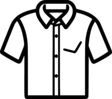 camisa - minimalista y plano logo - vector ilustración