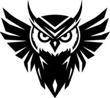 Owl - Minimalist and Flat Logo - Vector illustration