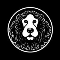 caniche perro - alto calidad vector logo - vector ilustración ideal para camiseta gráfico