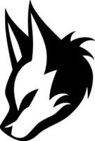 Fox, Minimalist and Simple Silhouette - Vector illustration