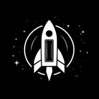 Space, Minimalist and Simple Silhouette - Vector illustration
