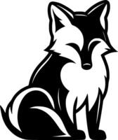 Fox, Minimalist and Simple Silhouette - Vector illustration