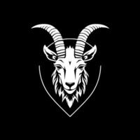 Goat, Minimalist and Simple Silhouette - Vector illustration