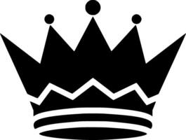 Crown, Minimalist and Simple Silhouette - Vector illustration