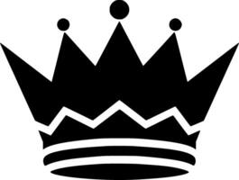 Crown, Minimalist and Simple Silhouette - Vector illustration