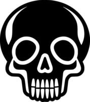 Skull, Minimalist and Simple Silhouette - Vector illustration