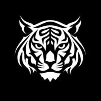 tigre, minimalista y sencillo silueta - vector ilustración