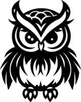 Owl Baby - High Quality Vector Logo - Vector illustration ideal for T-shirt graphic